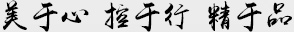美于心，控于行，精于品